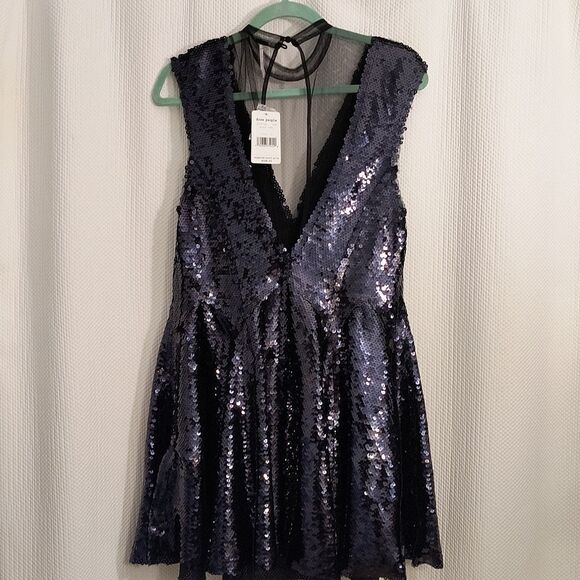 Free People Sequin Dress NWT Women's - Picture 4 of 5
